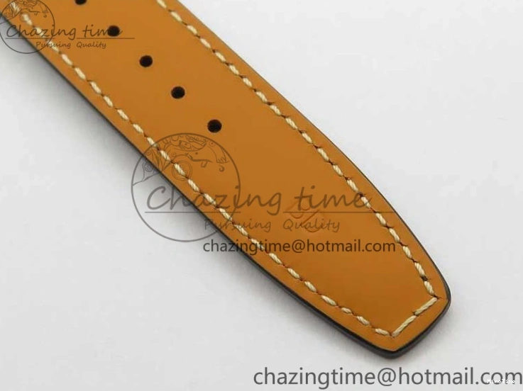 MIROTIME 0307 Elegant Portugieser Perpetual Calendar IW503302 RG V9F 1:1 Best Edition Gray Dial on Black Leather Strap A 7096